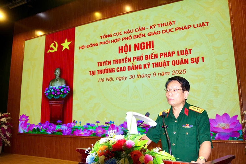 giáo dục pháp luật và thực hiện Đề án 1371 tại Trường Cao đẳng Kỹ thuật Quân sự 1