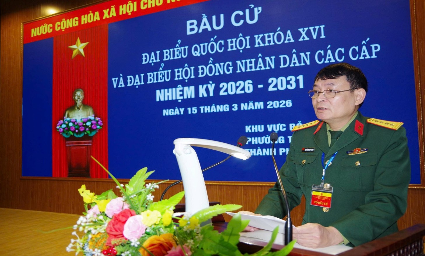 Trường Cao đẳng Kỹ thuật quân sự 1, tổ chức thành công Bầu cử đại biểu Quốc hội khóa XVI và Hội đồng nhân dân thành phố Hà Nội và tỉnh Phú Thọ, nhiệm kỳ 2026-2031