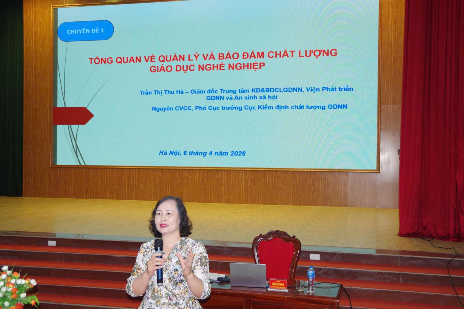 Tập huấn xây dựng, vận hành hệ thống bảo đảm chất lượng bên trong cơ sở giáo dục  tại Trường Cao đẳng Kỹ thuật quân sự 1 năm 2026